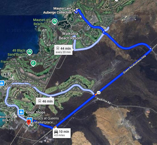 Queens' Marketplace Map